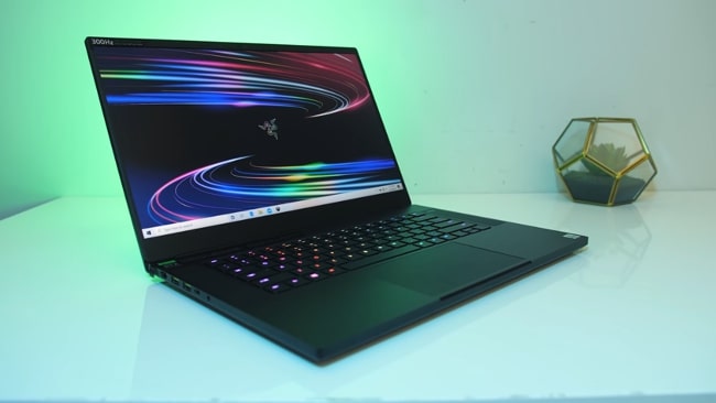 Razer Blade 15 2020 laptop. The little brother of Razer Blade Pro 17 and ready for small-scale deep learning programming.