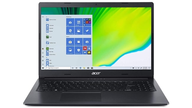 Acer Aspire 3 A315-57G laptop.