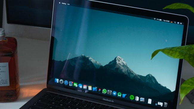 Display of the Apple Macbook Pro
