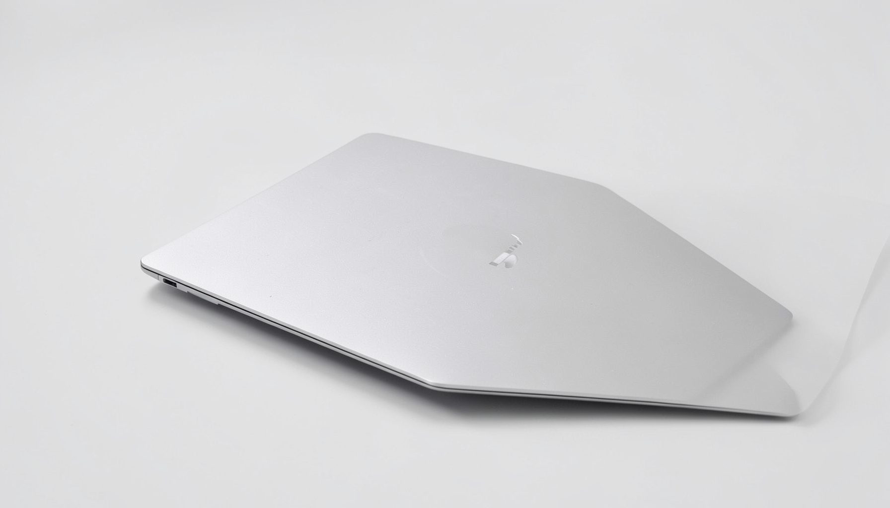 Slim silver Lenovo IdeaPad with narrow bezels, modern ultrabook styling